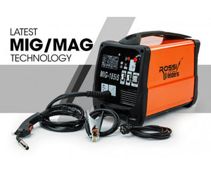 Welder Inverter Mig Mag Gasless 185 Amp Rossi