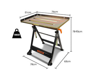 Welding Table Adjustable 150kg Rossi