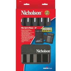 File Set 200mm 5 Piece Nicholson