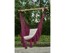 Load image into Gallery viewer, Deluxe Extra Large Hammock Swing Chair Maroon
