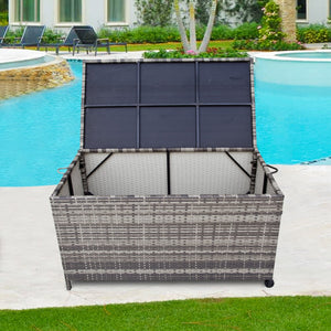 Gardeon Outdoor Storage Box PE Wicker 320L